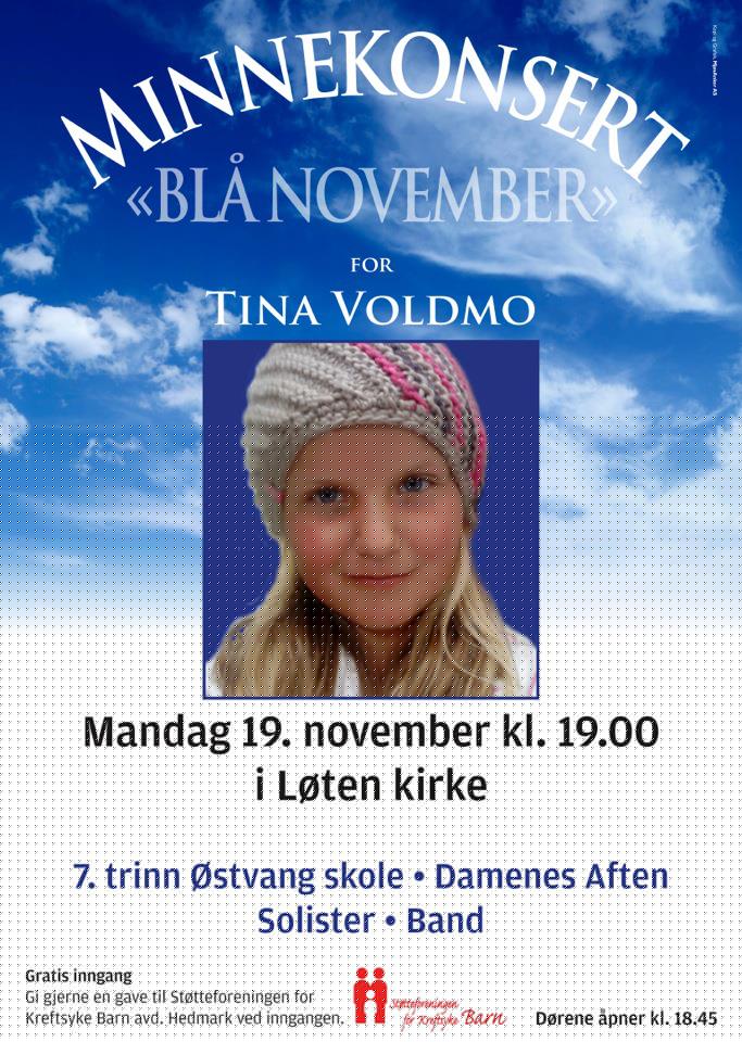 Deltar på minnekonserten Blå november i Løten kirke