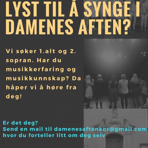 Lyst til å synge i Damenes Aften?