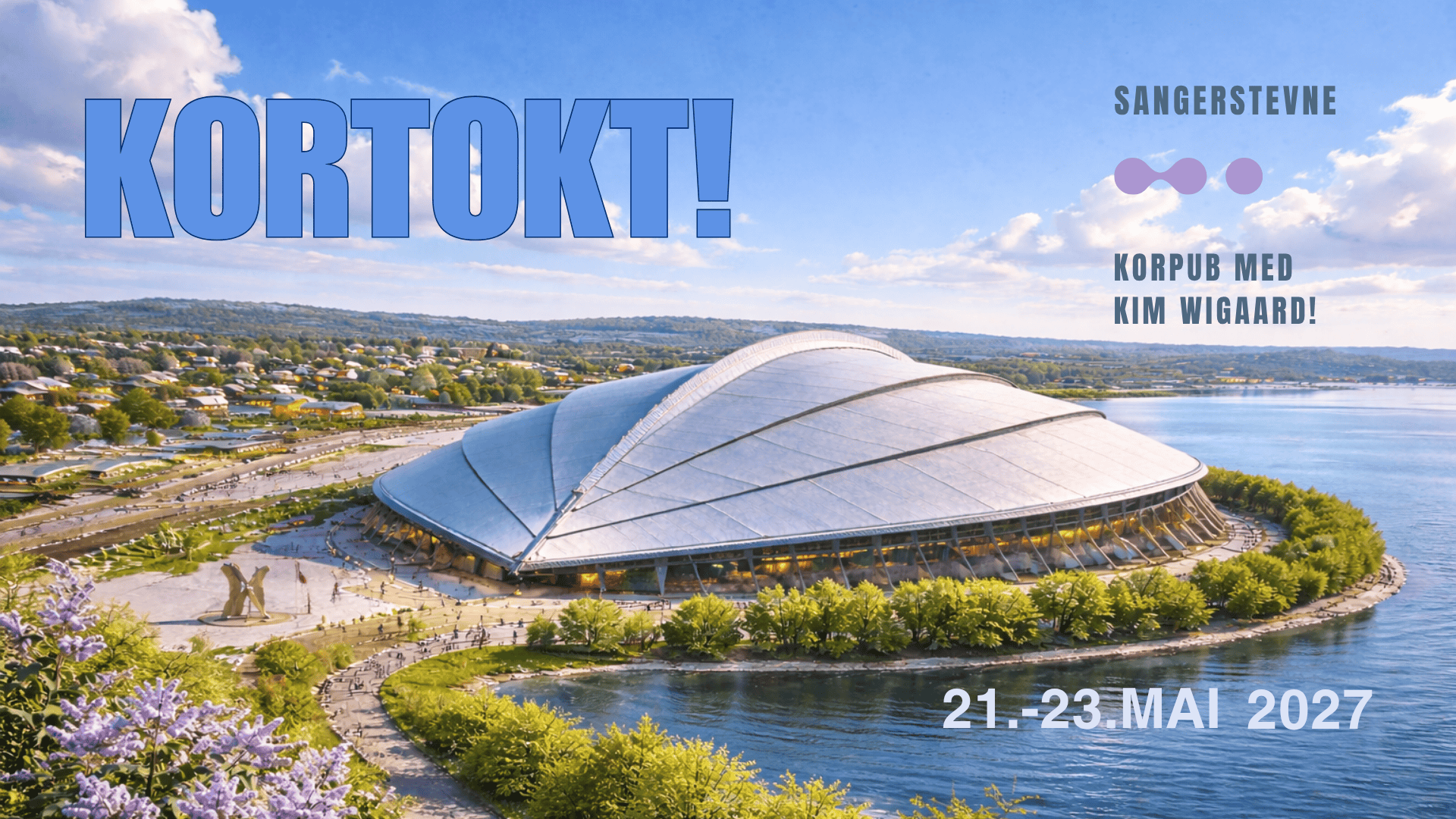 Kortokt i Vikingskipet 21-23 mai 2027